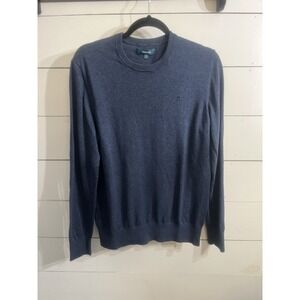 Tommy John Mens Size L Second Skin Cotton/Modal‎ Blend Crew Neck Sweater Navy